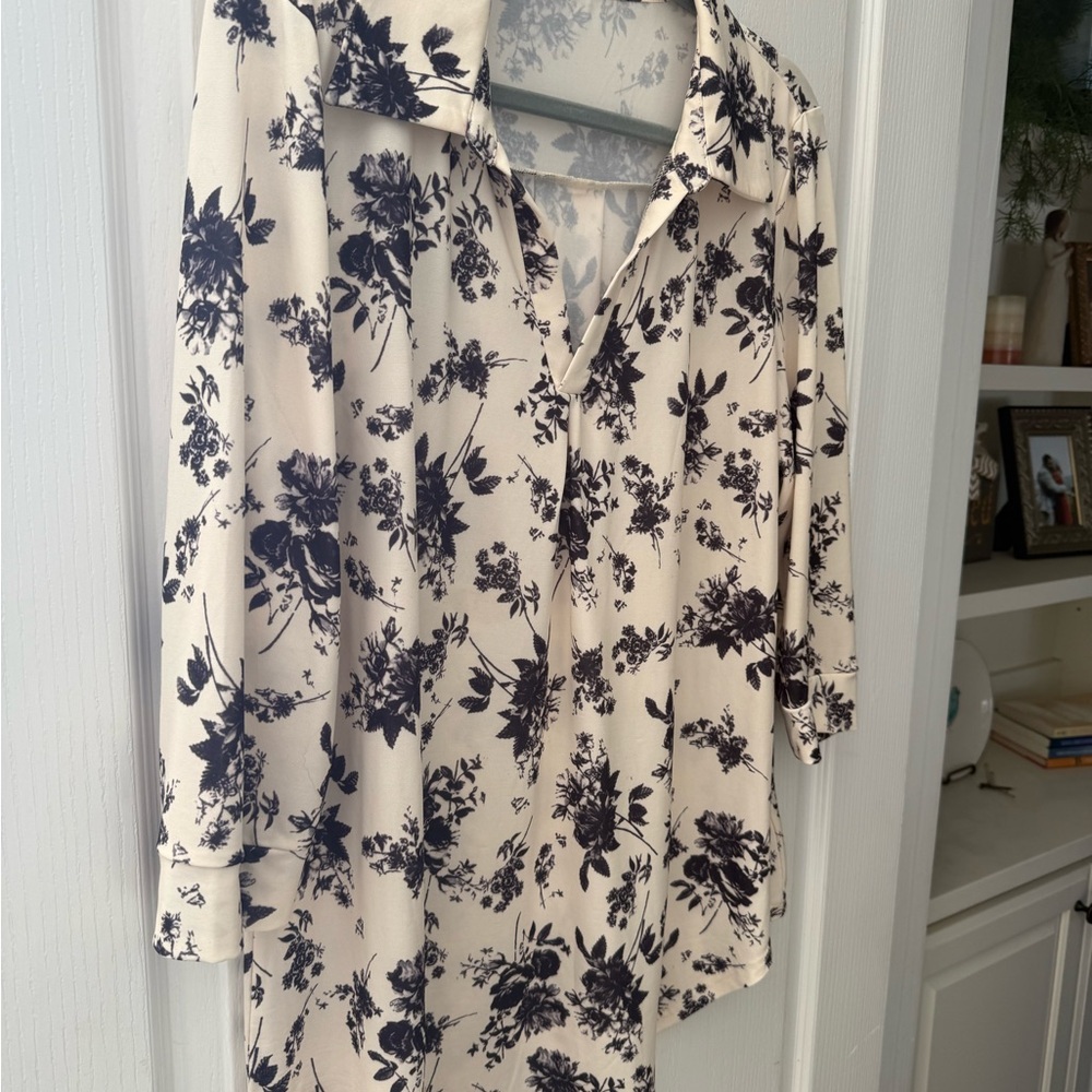 Floral Print Women's Top